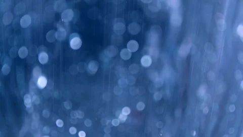 Blurred fast falling water over glass Stock Footage 124495159