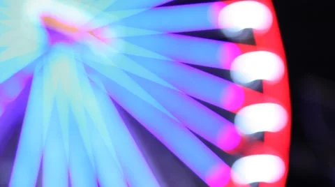 Blurred Ferris wheel. Stock Footage 45519205