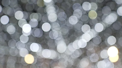 Blurred festive lights creating bokeh effect Stock Footage 319955885