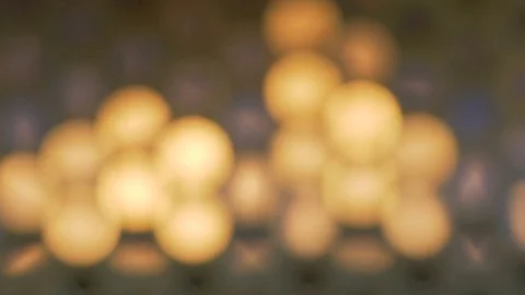 Blurred fire on a black background. Stock Footage 82504014