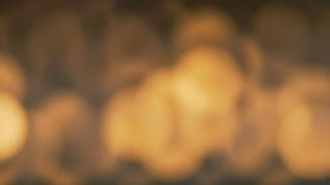 Blurred fire on a black background. Stock Footage 82504165