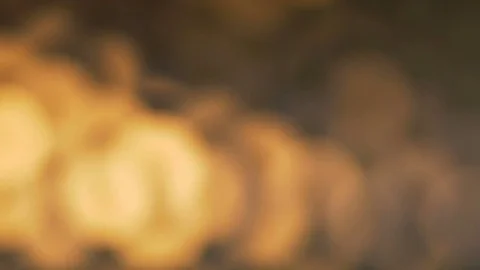 Blurred fire on a black background. Stock Footage 82504201