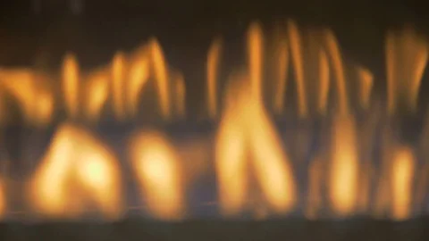 Blurred fire on a black background. Stock Footage 82504613