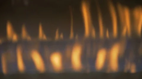 Blurred fire on a black background. Stock Footage 82504625