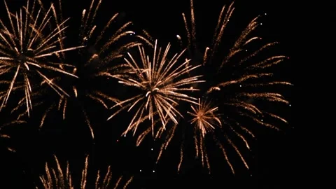 Blurred firework display Stock Footage 161437056