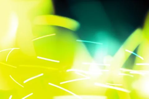 Blurred flying light particles Stock Photos