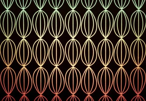 Blurred Geometric delicate simple seamless pattern with ovals. Vector backgro Stock Illustration