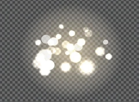 Blurred Glittering Sparkling Elements on Black Ilustración de archivo