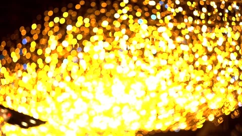 Blurred Glowing Bokeh Lights Loop Background Video Stock-Footage 317173742