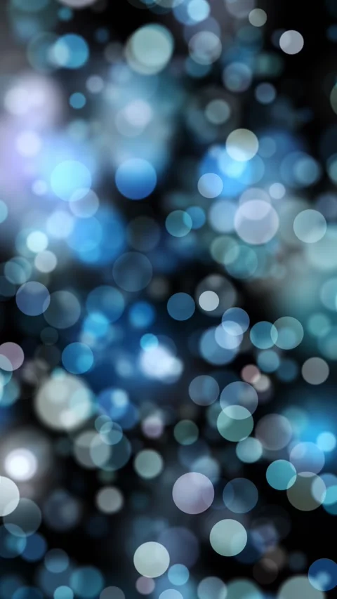 Blurred glowing circle bokeh looped animation background Stock Footage 339706752