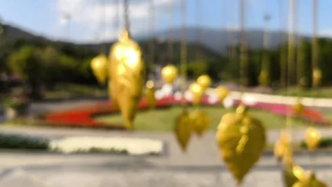 Blurred gold Stock Footage 325920046