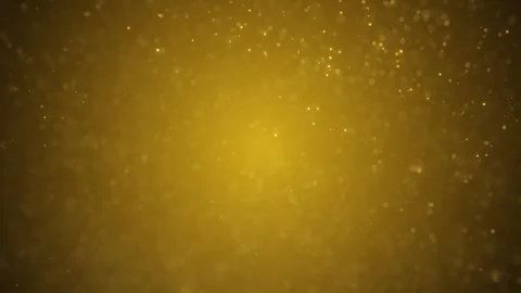 Blurred golde particles loop copy space animation Stock Footage 340589988