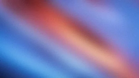 Blurred gradient background with red blue and orange grainy texture for 4K .. Stock Illustration