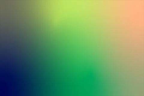 Blurred gradient background transitions from deep blue to vibrant orange an.. Stock Photos