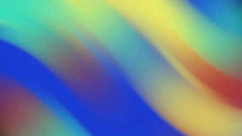 Blurred gradient of blue green yellow and orange colors. Stock Footage 311322764