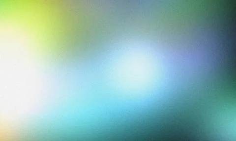 Blurred gradient mesh backdrop with a blend of green, blue, and white tone... Foto stock