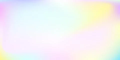 Blurred gradient mesh background Holographic Texture Purple Pop Neon Poster Stock Illustration