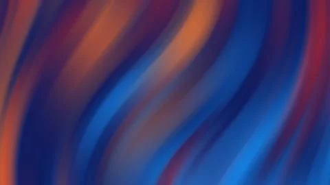 Blurred Gradient Stripes — Blue Orange Abstract 4K Motion Graphic Loop Stock Footage 327260804
