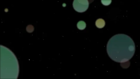 Blurred Green Bokeh Over Starry Night Sky Creating a Celestial Atmosphere 스톡 동영상 341926276