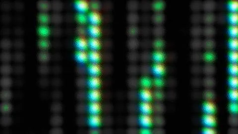 Blurred Green LED Stage Light Frosted Glass Background Stock Illustration