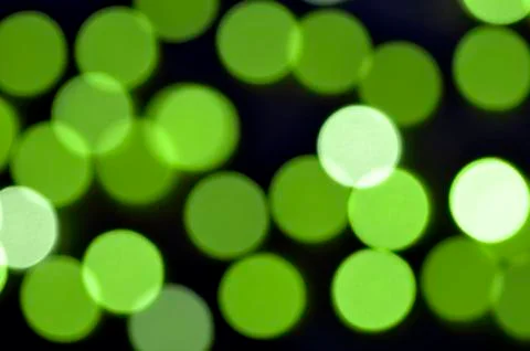 Blurred Green Lights for Abstract or Backgrounds Stock Illustration