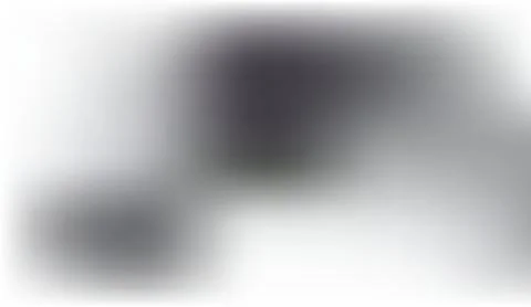 Blurred grey and black abstract gradient background with soft shapes and smooth Stock Illustration