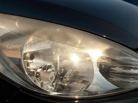 Blurred headlights Stock Photos