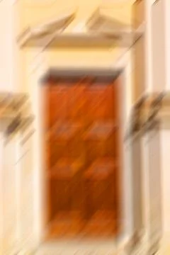 Blurred  the historical gate Fotos de archivo