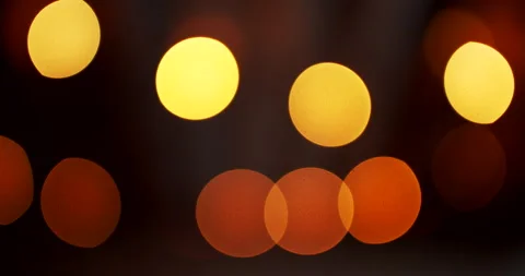 Blurred holiday lights playing in different colors. Stock Footage 145857148