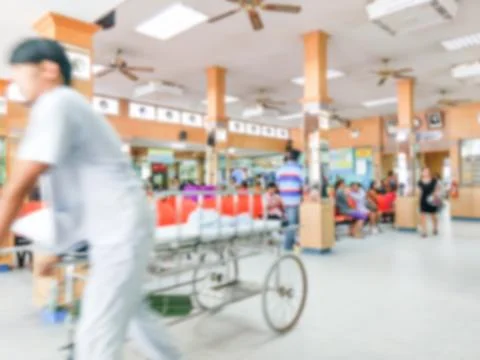Blurred hospital Stock Photos