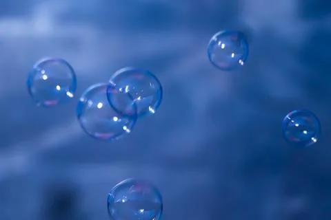 Blurred image and bubble Foto stock