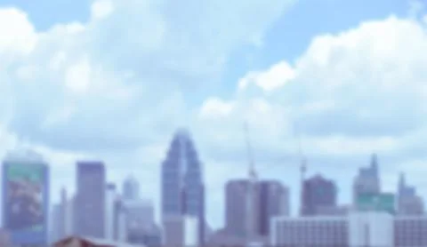 Blurred image of building with sky Stock Photos