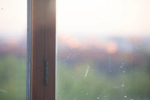 Blurred image of a city Stock Photos