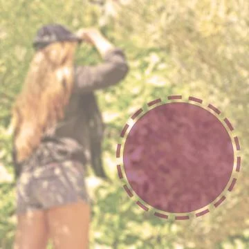 Blurred image with web elements Stock Photos