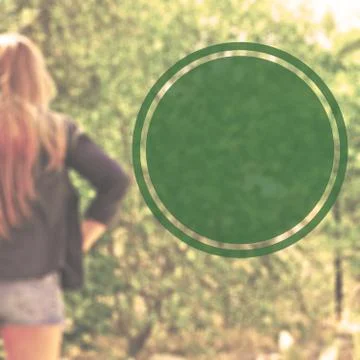 Blurred image with web elements Stock Photos