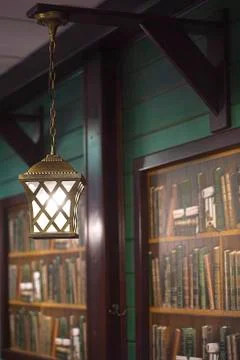 Blurred interior of modern pub for drinking and socializing. Stock Photos