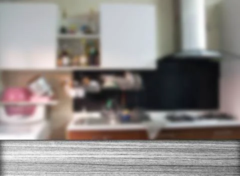 Blurred Kitchen Stock Photos