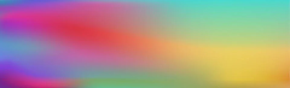 Blurred large panoramic summer background multicolored gradient Stock Illustration