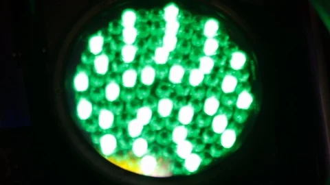 Blurred LED light close Stock Footage 97816520