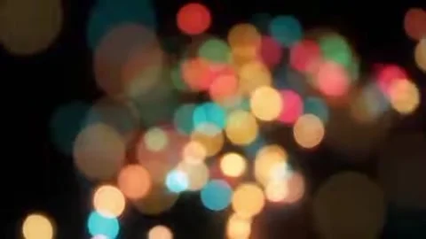 Blurred light background of lights at night Vídeos de archivo 330604125