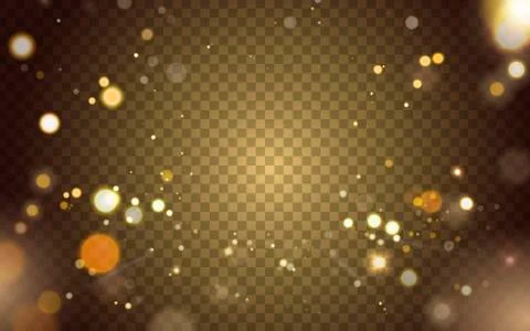 Blurred light elements Stock Illustration