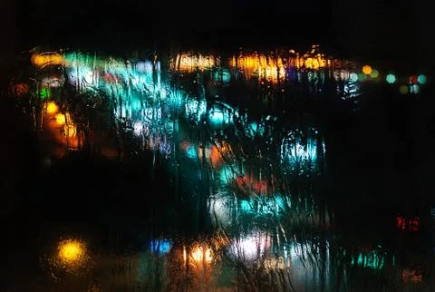 Blurred lights abstract background 스톡 사진