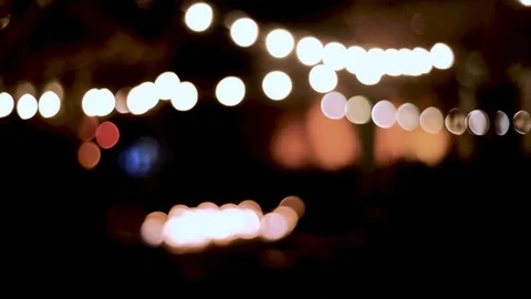 Blurred Lights and Fire Stock Footage 101566385