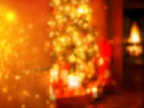 Blurred Lights for holiday Stock Illustration