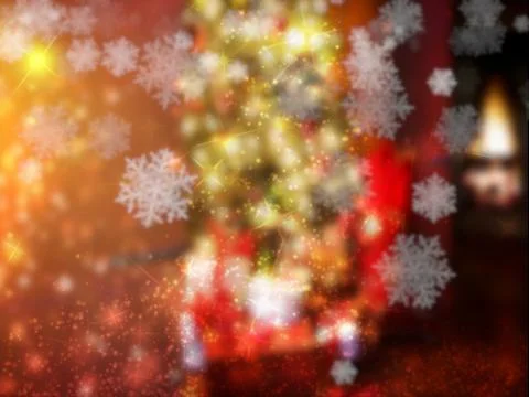 Blurred Lights for holiday Stock Illustration