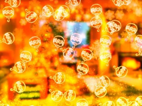 Blurred Lights for holiday Stock Illustration