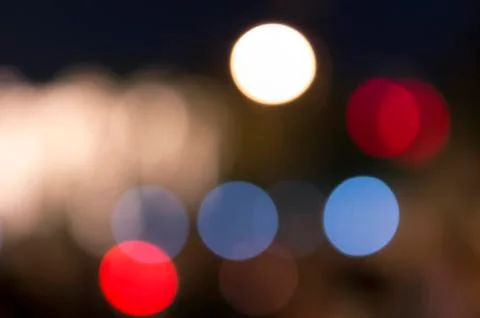 Blurred lights Foto stock