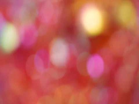 Blurred lights of red bokeh abstract color background Stock Footage 111636340