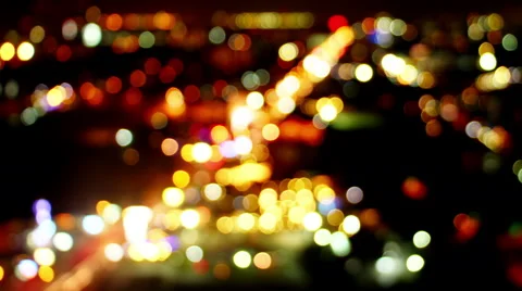 Blurred lights of traffic loopable timelapse 4k (4096x2304) Stock Footage 47481961