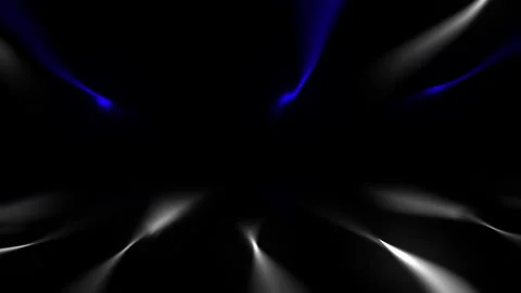 Blurred lines fly chaotically into the distance. White and blue light effec.. Stock Footage 264297774